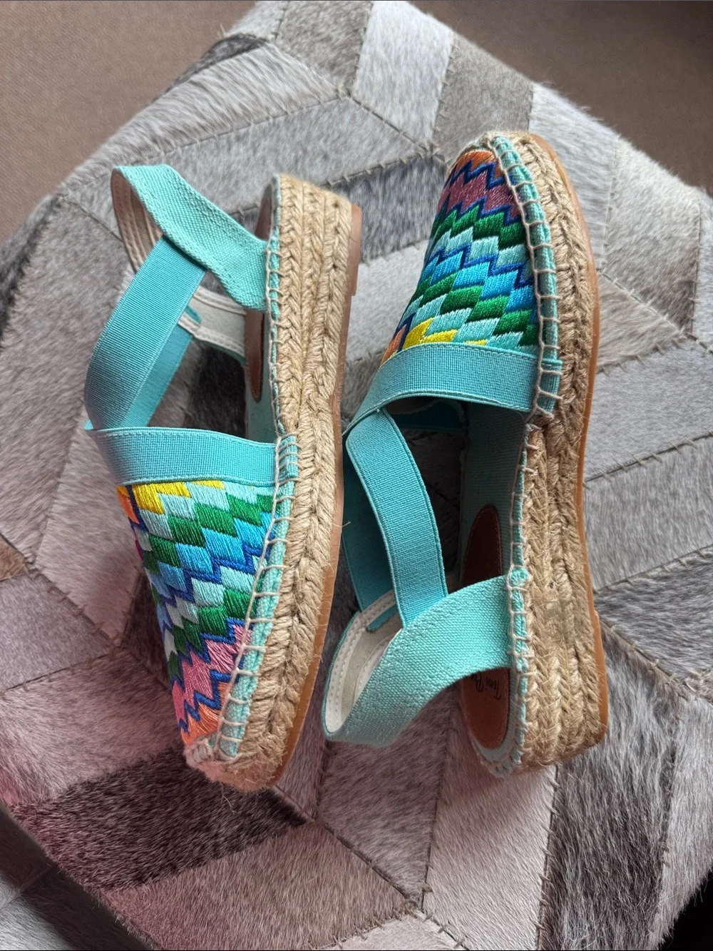Toni Pons Canvas Rainbow Lolita Espadrilles, 38
